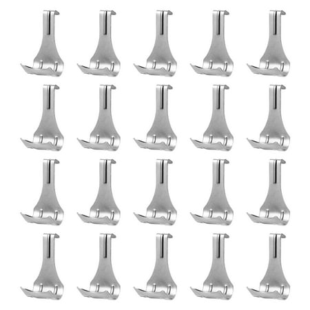 

NUOLUX 20 Pcs 1 Set Iron Moulding Hooks Durable Picture Hooks Hat Hooks (Irony)