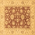 thumbnail image 1 of Ahgly Company Indoor Square Oriental Brown Traditional Area Rugs, 6' Square, 1 of 4