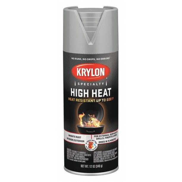 KRYLON K01407777 Metallic Spray Paint, Aluminum, Metallic, 12 oz