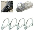 thumbnail image 1 of 4x M8*70mm Trailer Coupler Hitch Pin Lock D Shape Heavy Duty Towing Safety Lock, 1 of 5