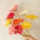 thumbnail image 2 of Flores artificiales de gerbera de PU de 38,5 cm, estilo INS, para decoración del hogar, flores falsas, decoraciones para bodas, 2 of 5