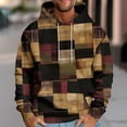 thumbnail image 1 of Styesk Sweatshirts pour Hommes Sweat à Capuche Imprimé à Manches Longues avec Cordon de Serrage, 1 of 5