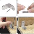 thumbnail image 5 of Right Angle Stainless Steel Bracket 90 Degree Corner L-shape Angle With 20pcs Silver Screws 30*30*16mm, 5 of 5