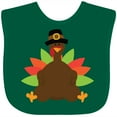 thumbnail image 3 of Inktastic Thanksgiving Pilgrim Turkey Boys or Girls Baby Bib, 3 of 4