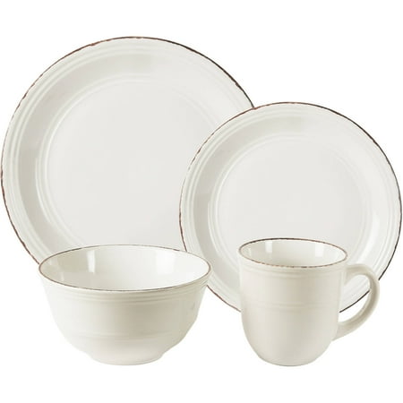 Jay Import Madelyn White 16 - piece Dinnerware Set