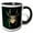 Black/White, variant on 3drose, Red-legged Orb-web Spider. North Coast, Kwazulu-natal, South Africa., 11oz Two-tone Blue Mug