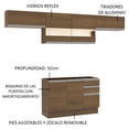 thumbnail image 4 of Cocina Integral 280cm Marrón Madesa Marina, 4 of 10