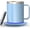 12oz-Sky Blue, variant on Smart Temperature Control Coffee Mug for Desk,Heated Cup with 10H Auto Shut-Off, USB Powered Mug Warmer Set (12oz-Sky Blue)
