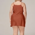 thumbnail image 4 of ShiShine Plus Size Chemise Nightgown for Women Spaghetti Strap V Neck Slip Dress Loungewear Sleepwear for Nightwear, 4 of 7