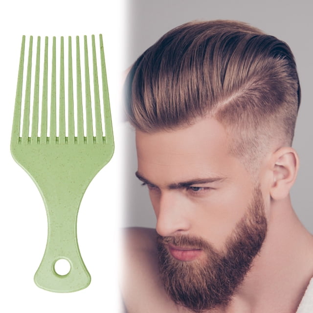 Hearth & Gear Wheat Straw Fork Comb Oil Hair Comb Hair Salon Styling Hair Fork Comb Big Back Hair Airplane Head Plug Comb Hair Salon Styling Comb Braid compatible with Machine Split End for 4c Hair