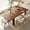 Brown, variant on JassmiPkwy Extendable Dining Table for 4-8 People with Seamless Extension from 55 to 86.6 Inches for Small Spaces, Dining Room, Kitchen, Living Room-Brown