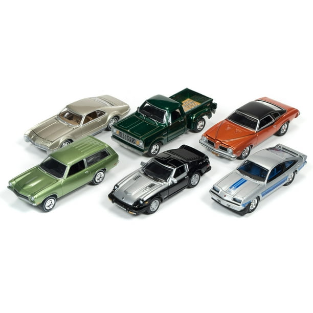 Johnny Lightning Classic Gold 2B, Full Set - Set of Six 1/64 Scale Diecast Model Cars - Walmart