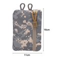 thumbnail image 3 of Bolsa de herramientas EDC multifuncional bolsa de artículos diversos de tela Oxford para senderismo (camuflaje digital), 3 of 5