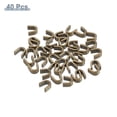 thumbnail image 3 of 40Pack #5 Tapones en forma de U para deslizadores de cremallera de extremo cerrado, Bronce, 3 of 7
