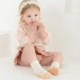thumbnail image 3 of 3 Pairs Toddler Non Slip Socks, Cute Baby Socks with Grips Crew Socks for Newborn Infants and Toddler Boy Girl, 3 of 7