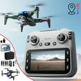thumbnail image 3 of Drone with Camera for Kids and Adults, 4.5-Inch Screen Remote Control with GPS, Dual HD Cameras, Long Flight Time, Wide Control Range^, 3 of 10