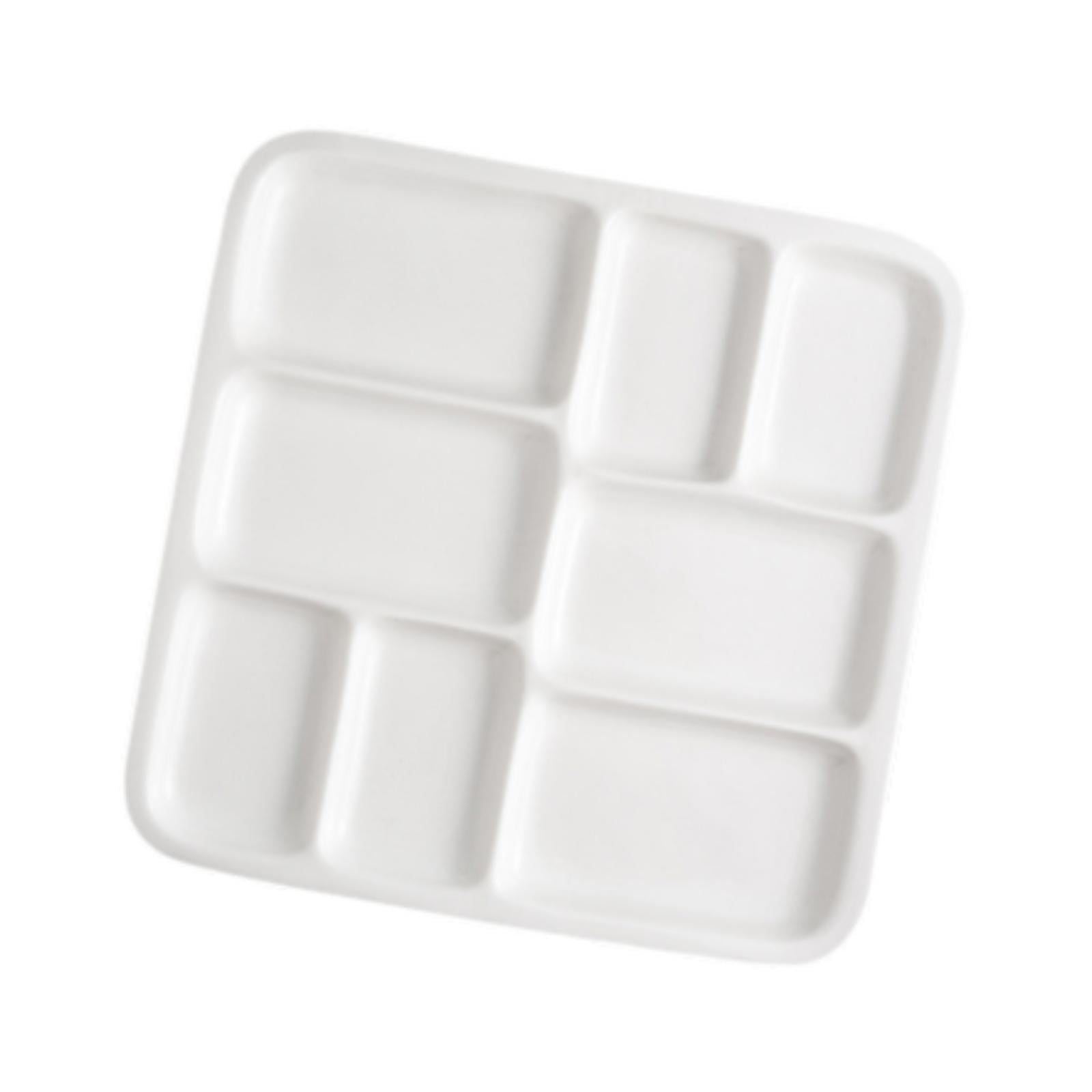 Milageto Artist Paint Palette White Mixing Tray for Acrylic Painting Tempera Painting
