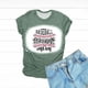 thumbnail image 5 of Mujeres Casual Béisbol Mamá Tie-dyed Impreso Manga corta Cuello redondo Pullover Blusa Camiseta Tops OAVQHLG3B Store lin121212, 5 of 5