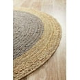 thumbnail image 4 of Avgari Creation Hand Made Round Gray Color Living Room Area Rug, Farm House, Kitchen Outdoor Indoor Rugs Carpet Doormat 5" Feet (60" Inch), 4 of 4