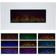 thumbnail image 2 of Electric Countric Fireplace 36-inch Modern Wall-Mounted - 10 Color LED Flame, 2 of 5
