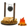 thumbnail image 6 of unbranded 2 Pcs Miniature Fairy Garden Campfire Resin Campfire Model Miniature Dollhouse Stove Fake Campfire Decor For Dollhouse Furniture Garden Outdoor Decor, 6 of 8