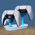 thumbnail image 1 of Cargador rápido Dual para mando inalámbrico PS5 base de carga para Likrtyny Sony Playstation 5 Joystick 10 estilos, 1 of 8