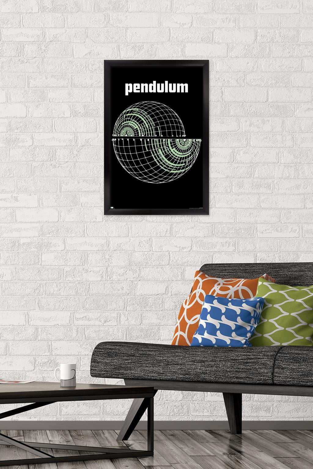 Pendulum - Globe Wall Poster, 14.725" x 22.375", Framed
