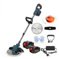 thumbnail image 2 of Brushless Electric Lawn Mower Grass Trimmer Cordless Lawn Trimmer With 2 Lithium Batteries Adjustable Handheld Line Reel ,Easy to Use, 2 of 6