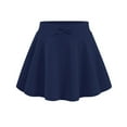 thumbnail image 5 of TOWED22 Little Girls Tennis Skirt Skorts Built in Shorts Toddler Flowy Athletic Skirts Skorts for Girls with Pockets(Navy,12-13 Y), 5 of 5