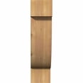 thumbnail image 2 of 6"W x 12"D x 24"H Alpine Rough Sawn Corbel, Western Red Cedar, 2 of 9