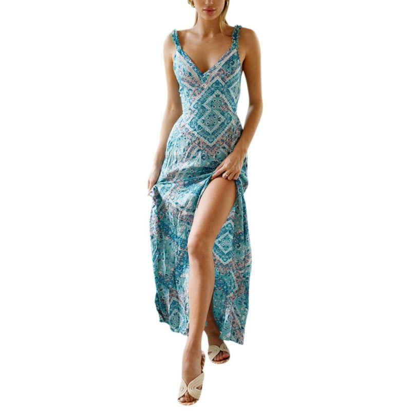 side split summer dress
