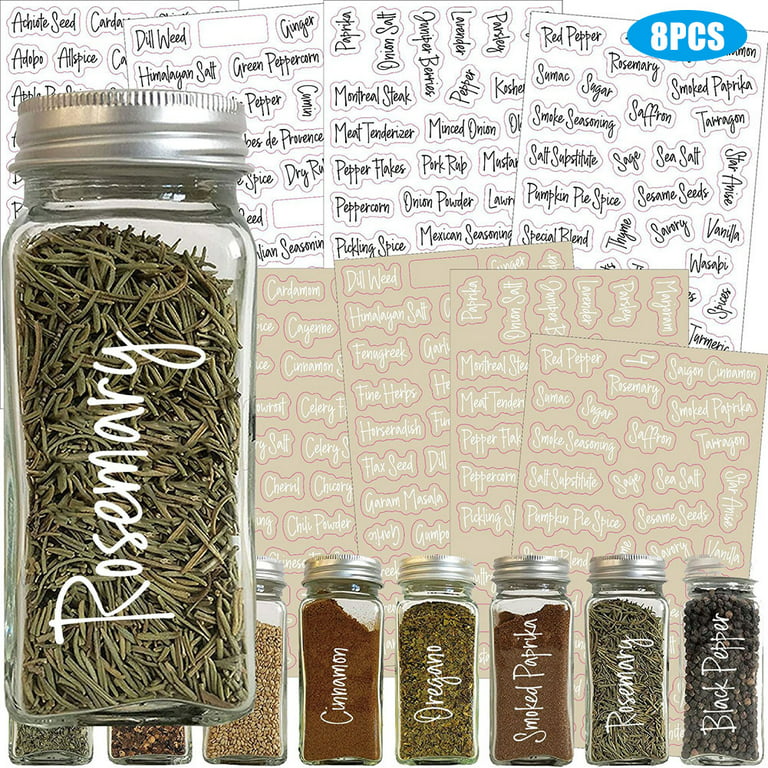 Black and White Stripes Spice Labels – iCustomLabel