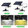thumbnail image 2 of Mistaha Solar Powered LEDs Ceiling Light Dimmable 2 Lighting Heads Shed Lights Patio Chandelier Split, 2 of 8