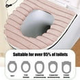 thumbnail image 5 of OEFNTAC USB Heated Toilet Seat Cover Plush Faux Fur with 5 Temperature Settings Timer for Winter Bathroom, 5 of 6