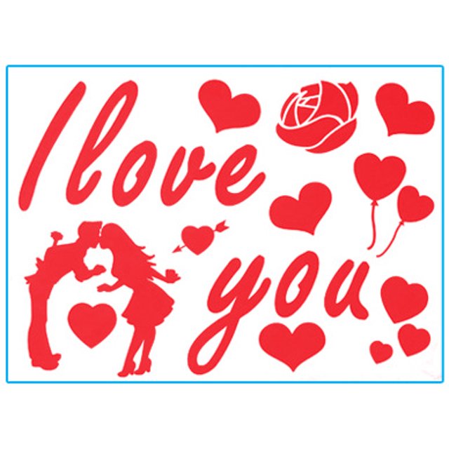 Pegatina de globo con forma de bola de onda, te amo, aniversario, día de San Valentín, decoración de boda, pegatina de globo con transferencia dorada