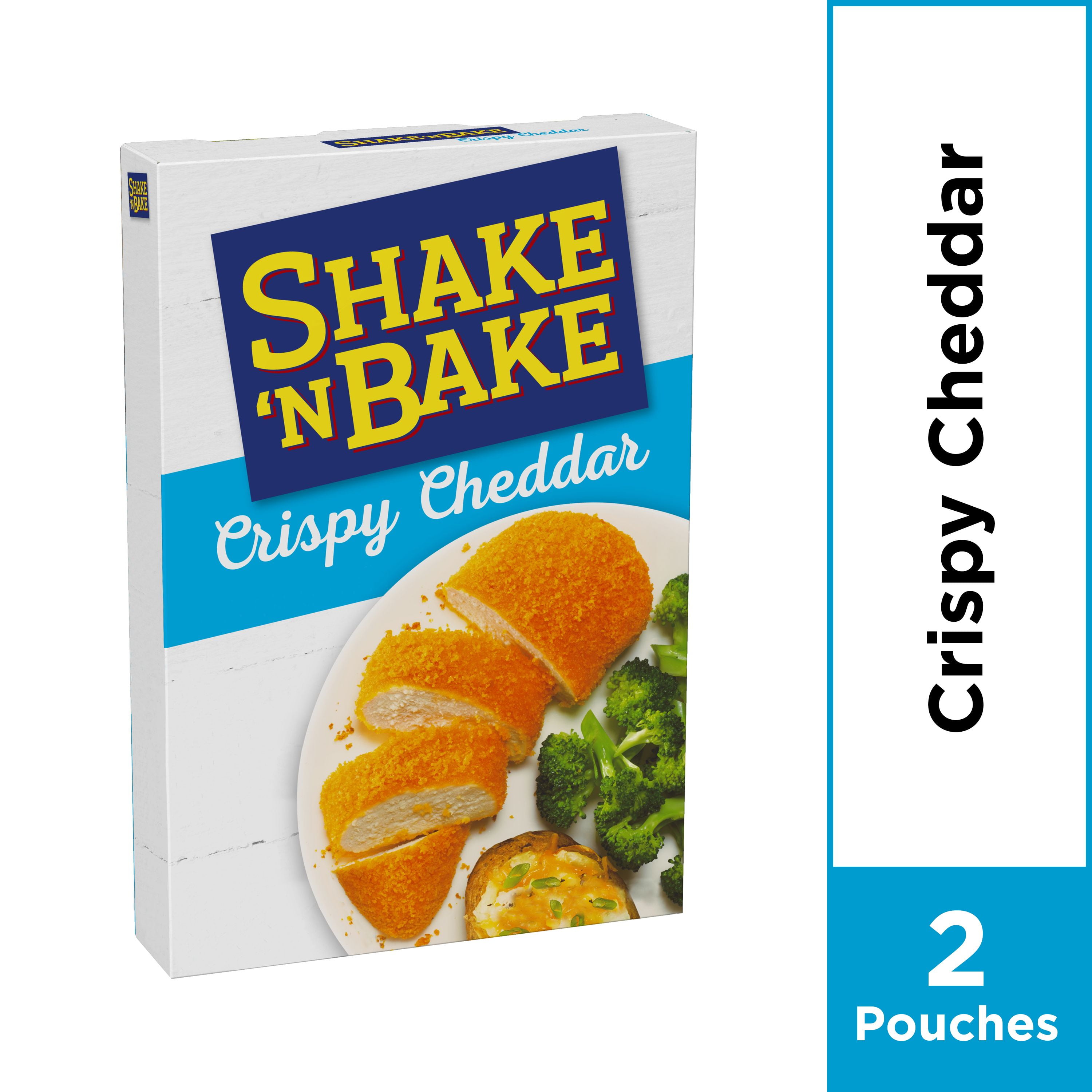 Kraft Shake 'N Bake Crispy Cheddar Seasoned Coating Mix, 2 ct Pouches
