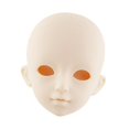 thumbnail image 1 of Cabeza de muñeca de juguete, accesorios para cabeza de muñeca, repuestos de partes del cuerpo, suministros para hacer muñecas, maquillaje diario para Tamaño de 48 cm, 1 of 10