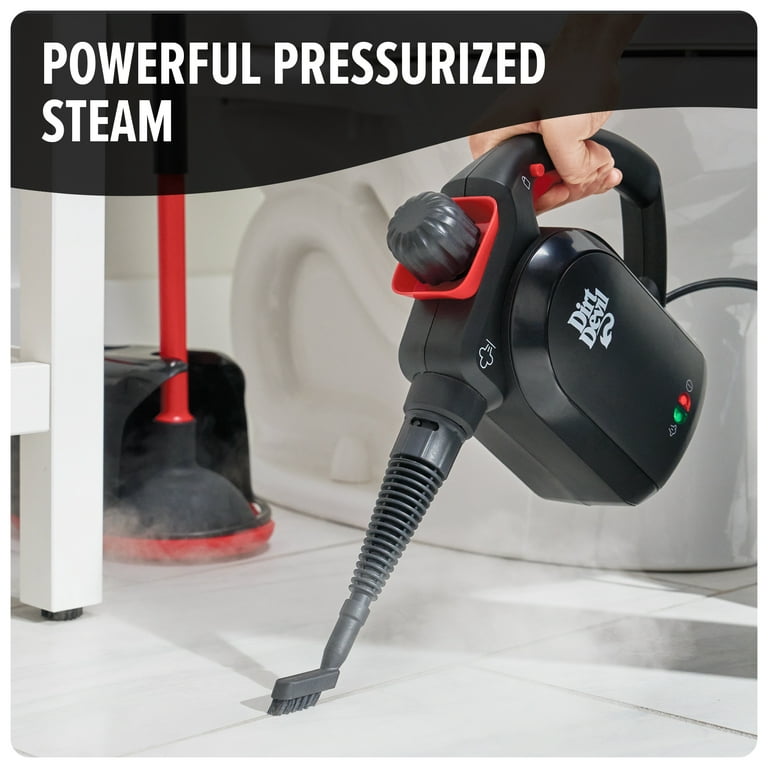 Portable Handheld Steam Cleaner, 2500W High Temperature Pressurized Steam Machine for Car Detailing Tiles Floor Cleaning Steamer, Orange, Size: 221 in