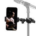 thumbnail image 1 of Soporte de Micrófono con Sujeción para Celular para iPhone y Smartphones Samsung, 1 of 7