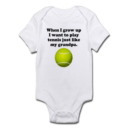 

CafePress - Play Tennis Like My Grandpa Body Suit - Baby Light Bodysuit