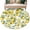 White, variant on Round Rug 6Ft Washable Non-Slip, Yellow Lemons Circle Area Rugs for Living Room Bedroom, Summer Botanical Checkered Pastoral Indoor Floor Mats Carpet Runner for Home Decor Aesthetic