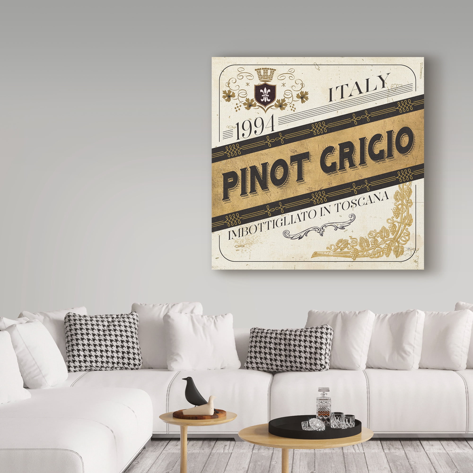 Trademark Fine Art 'Wine Labels IV' Canvas Art by Pela Studio