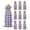 Grey Purple, variant on Yellow Gradient Burlap Wine Bags 10 PCS, Farm Plaid Buffalo Checkered Gingham Wine Gift Bags Bottle Covers with Drawstring for Holiday Party Wedding Birthday, Reusable Champagne Bottle Bag