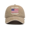 thumbnail image 5 of KPOPLK 250th Anniversary Baseball Cap,1776 2026 Hat with Embroidered USA Flag, Adjustable Snapback Cap for 4th of July, Independence Day, Semiquincentennial and National Holiday Celebration,Khaki, 5 of 5