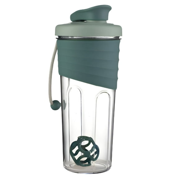 ACDANC Glass Bottles Glass Bottle With Lid Glass Water Bottles Water Cup 700ml Leakproof Protein Shaker Bottle Portable Mixer For Workout Gym Protein Shake Bottle