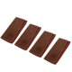 thumbnail image 5 of 4 Uds toallas de microfibra de doble cara toallas de secado de microfibra para coche cocina baño marrón, 5 of 5