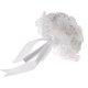 thumbnail image 5 of Novia De Bouquet Satin Ribbon Rose Con Elegante Decoración De Cristal De Encaje perfecl Ramo de la boda, 5 of 8