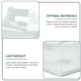 thumbnail image 4 of RomaMX Caja de cupcake de plástico de diseño transparente de 5pcs Caja de cupcake de plástico para el hogar, 4 of 8