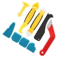 thumbnail image 1 of Esparcidor de sellador de silicona, juego de 9 piezas, boquilla de calafateo para acabado, raspador de sellador, integración perfecta, 1 of 8