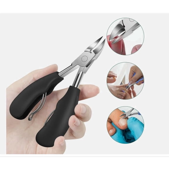SIMANLI Toenail Clippers, Ingrown Toenail Tool, Heavy Duty Nail Nipper for Thick Nails for Men Seniors